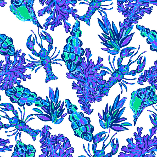 Greenwich Tunic Dress in Beyond The Sea Purple