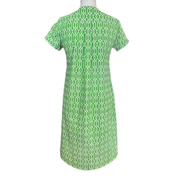 Hyannis Tee Shirt Dress in Cupid's Arrow Shamrock and White