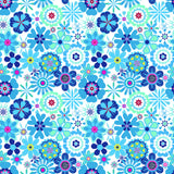 Vero Beach Tunic Dress in Power Flower Blue