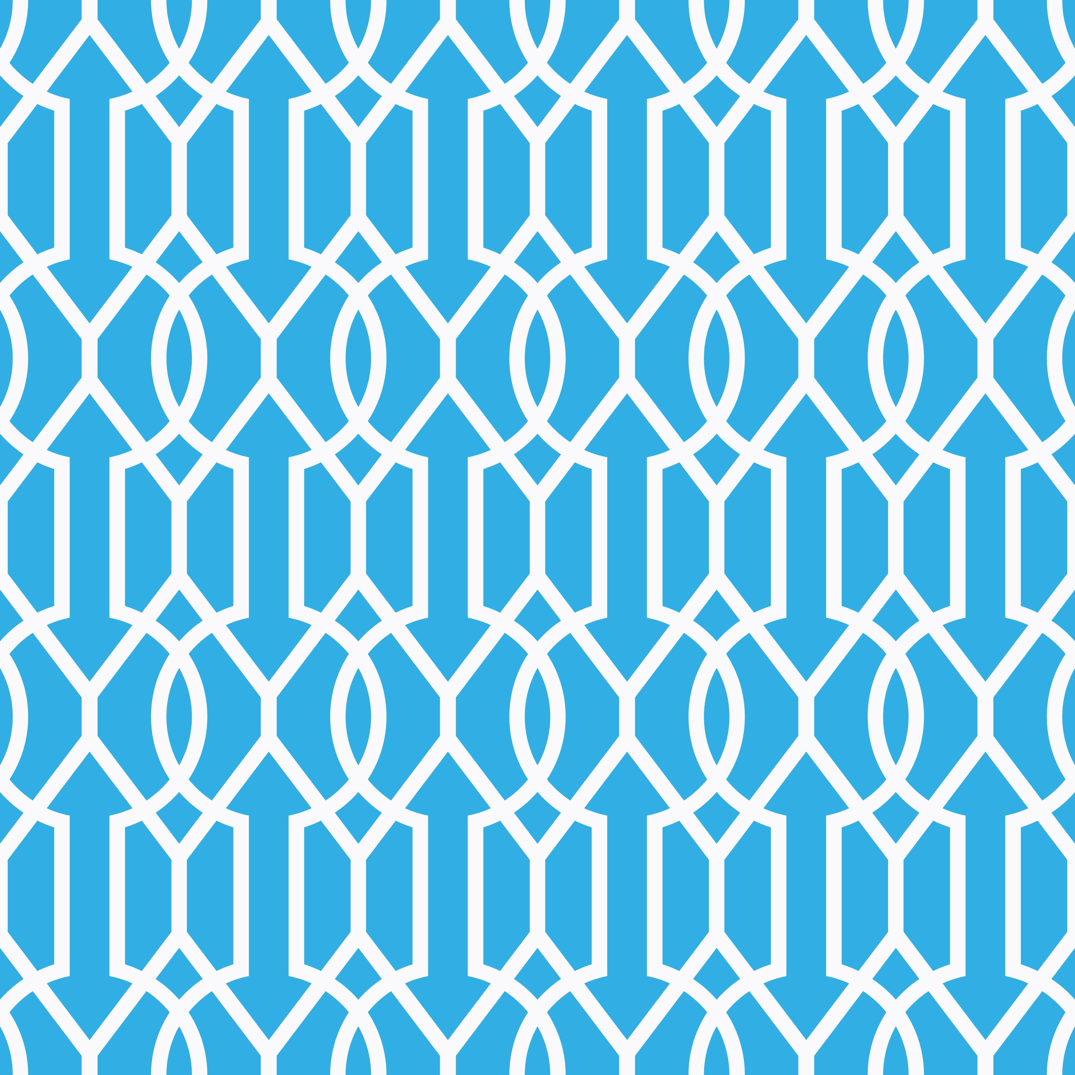 Boca Tunic Top in Cupid's Arrow Blue and White