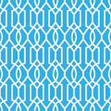 Seaside Boat Neck Dress in Cupid's Arrow Blue and White