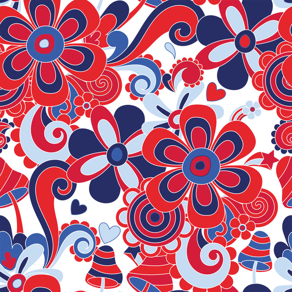 Seaside Boat Neck Dress in Day Tripper Americana