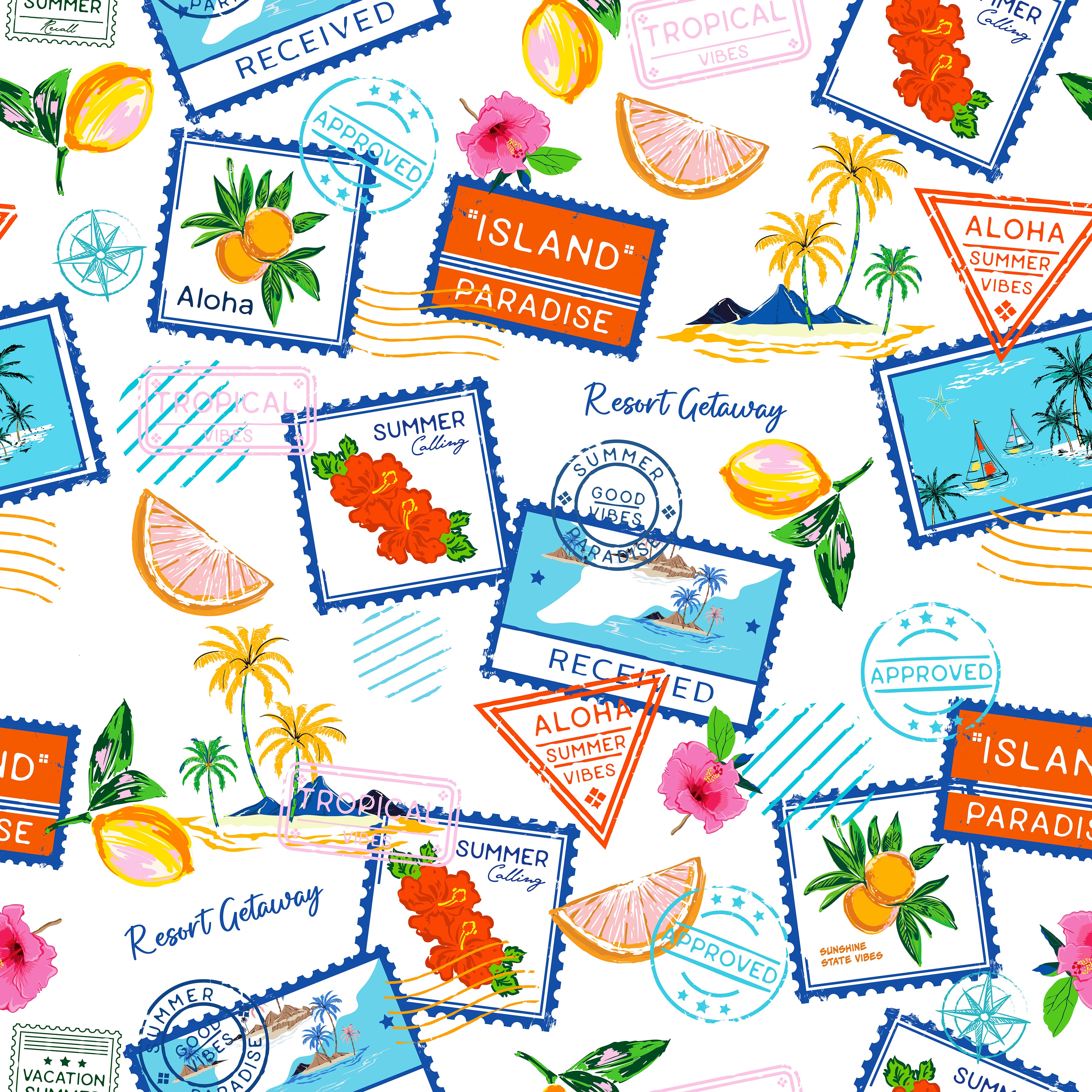 St. Regis Sleeveless Dress in Pack My Bags White