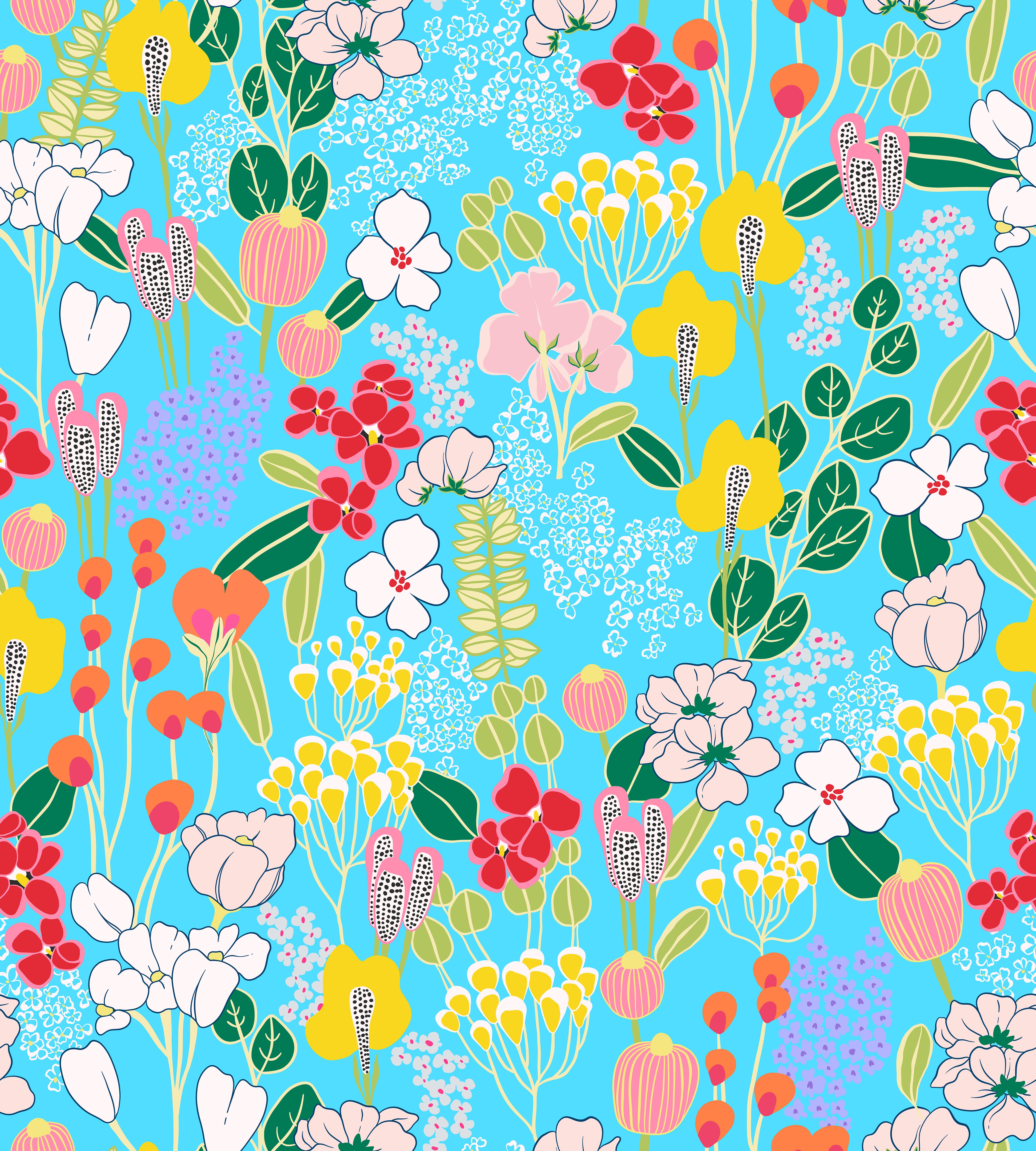 Gulf Breeze Dress in Lilly's Garden Turquoise
