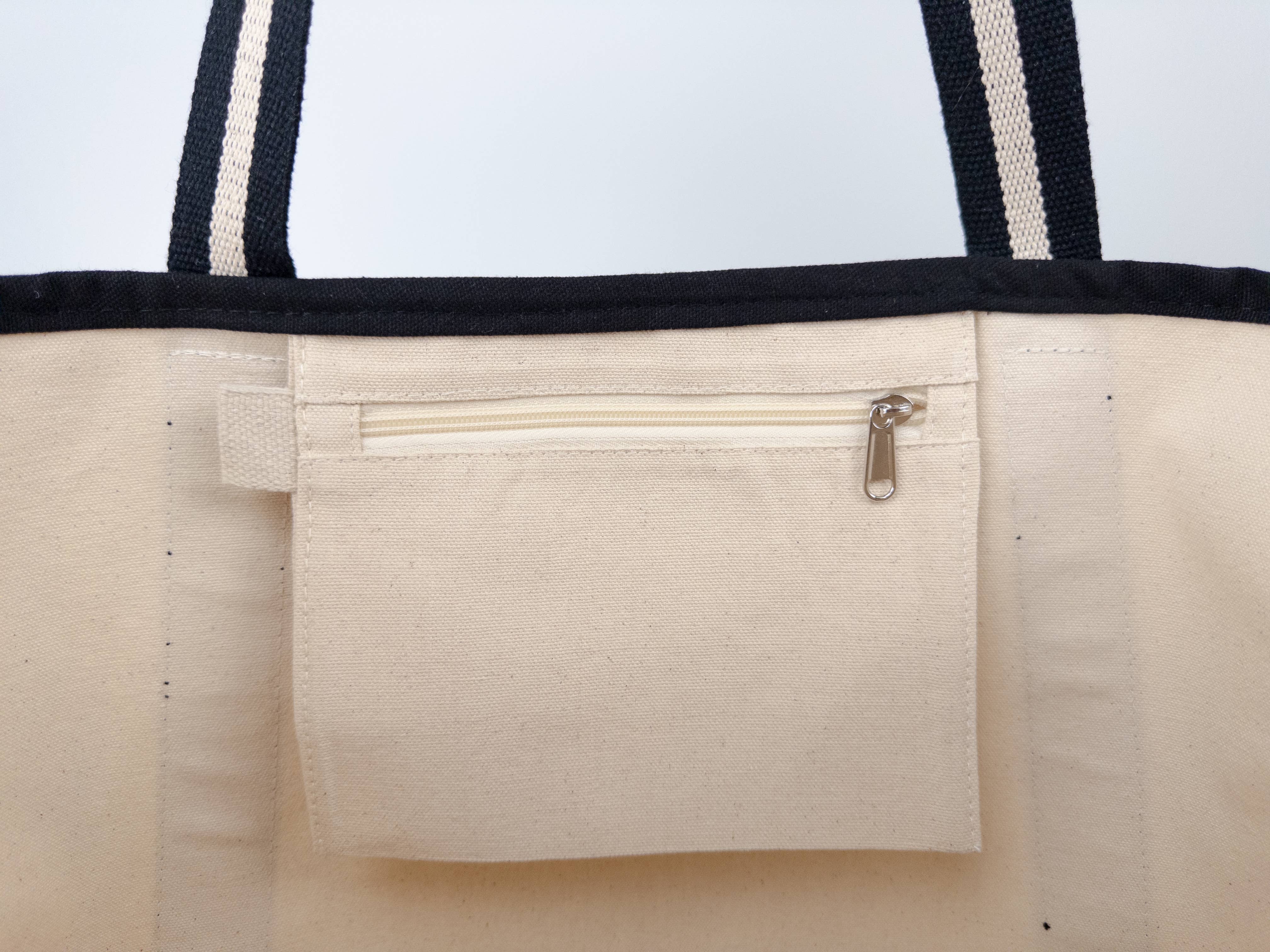 Heavy Duty Seaside Canvas Boat Tote Bag