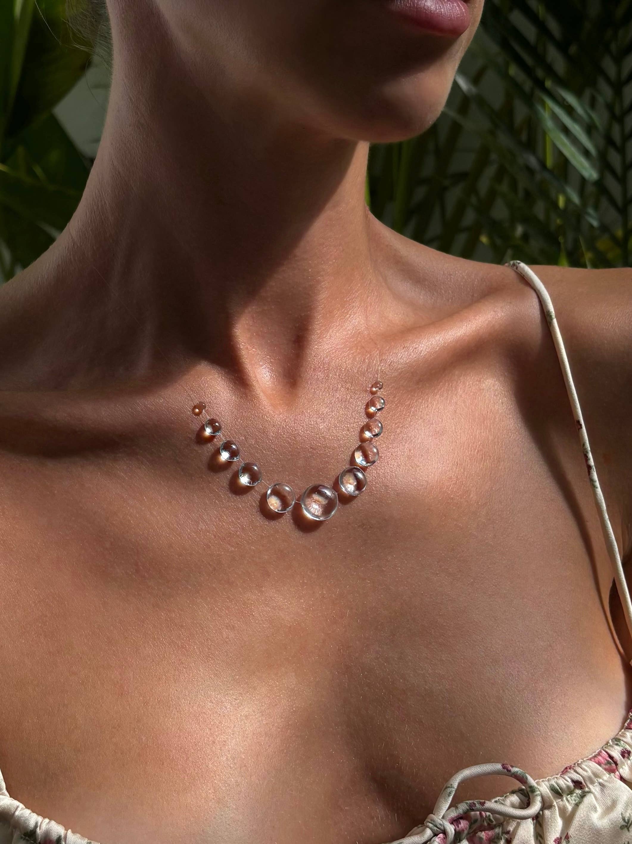 Minimalist Dew Drop Necklace