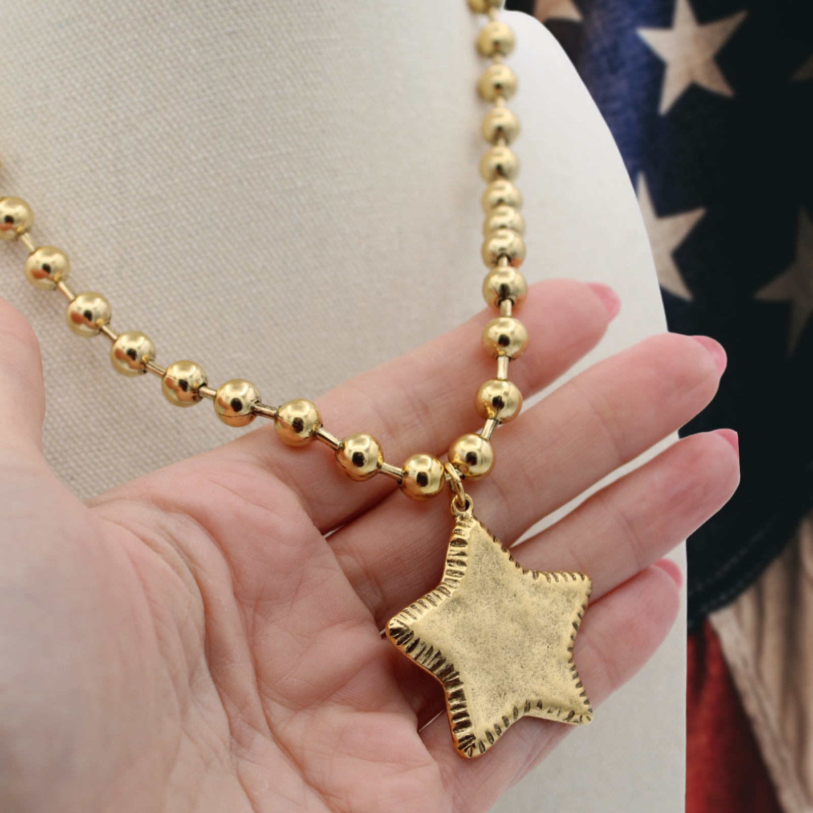 Legacy Star Necklace, 17 1/2"