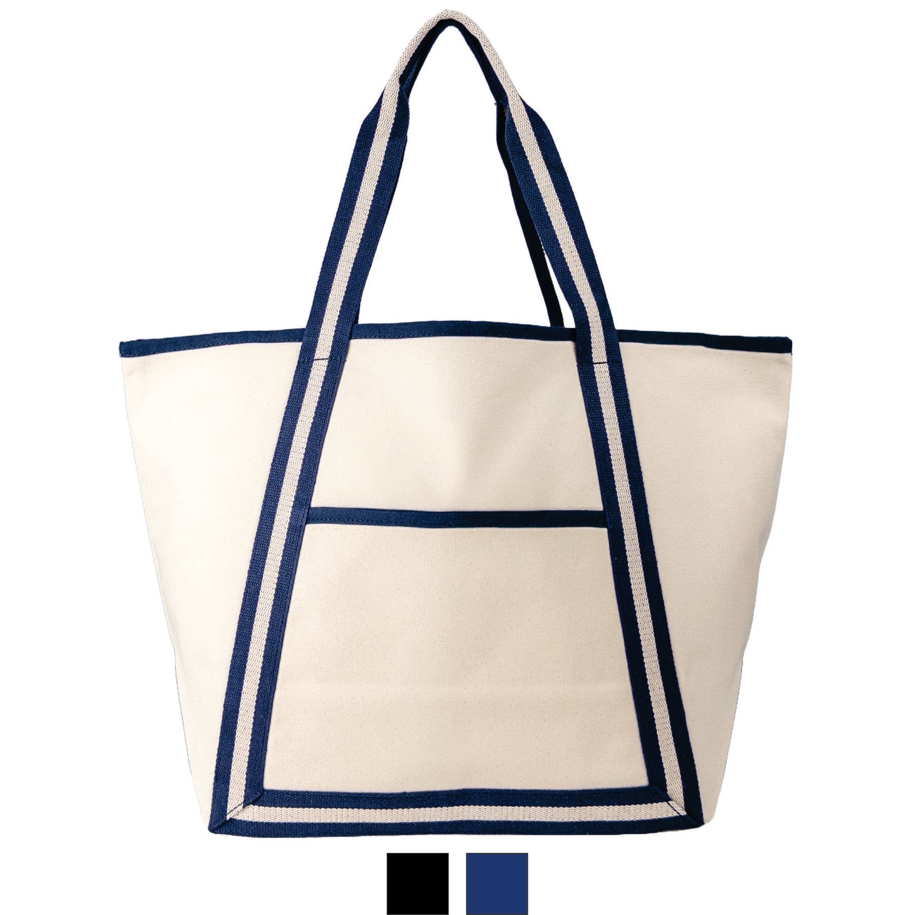 Heavy Duty Seaside Canvas Boat Tote Bag