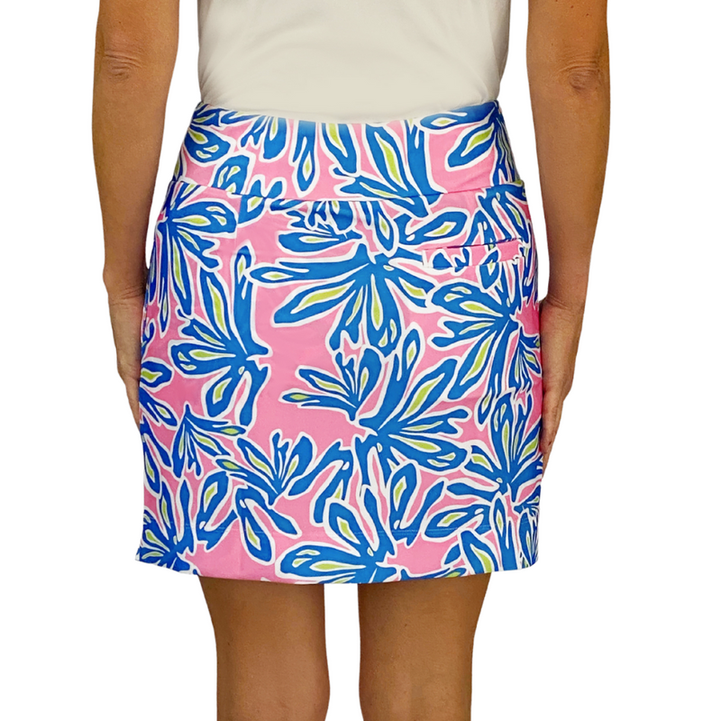 Kiawah Classic Golf Skort in Beach Palm Pink (Sample)