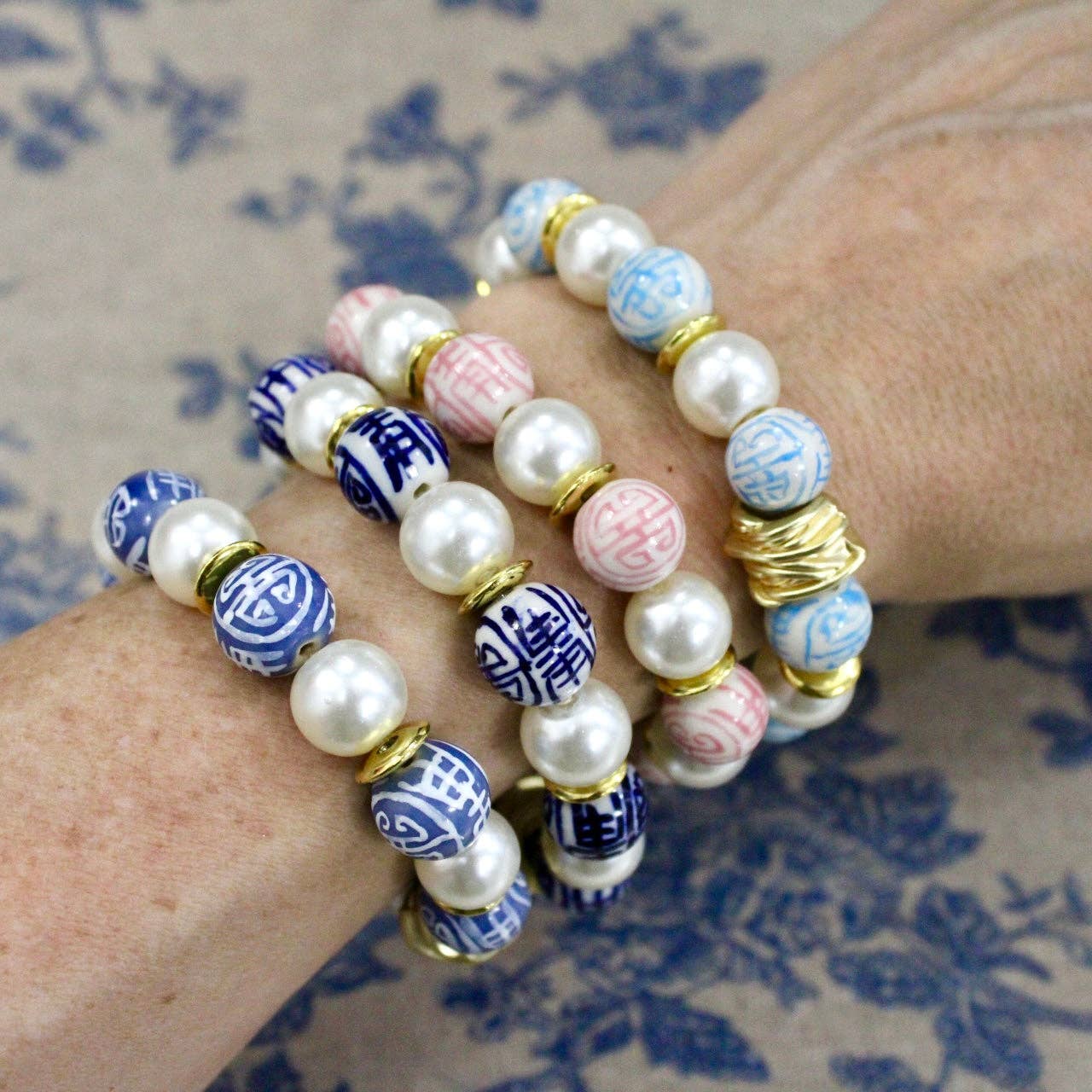 Magnolia Bracelet • Blue