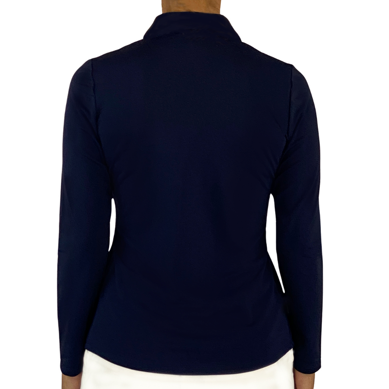 Ana Maria Pullover in Deep Navy SAMPLE