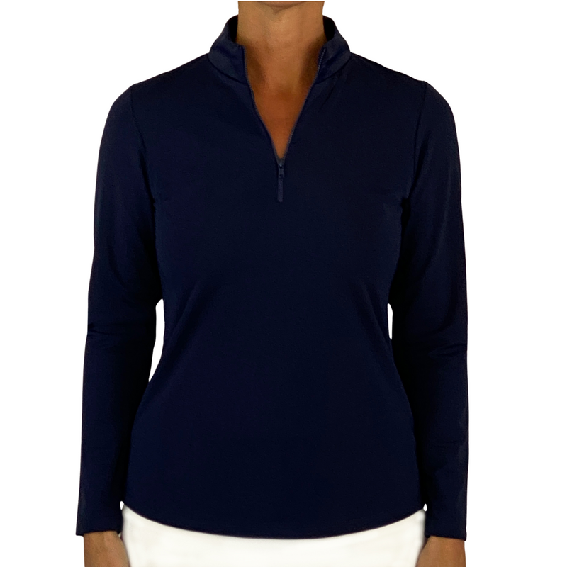 Ana Maria Pullover in Deep Navy SAMPLE