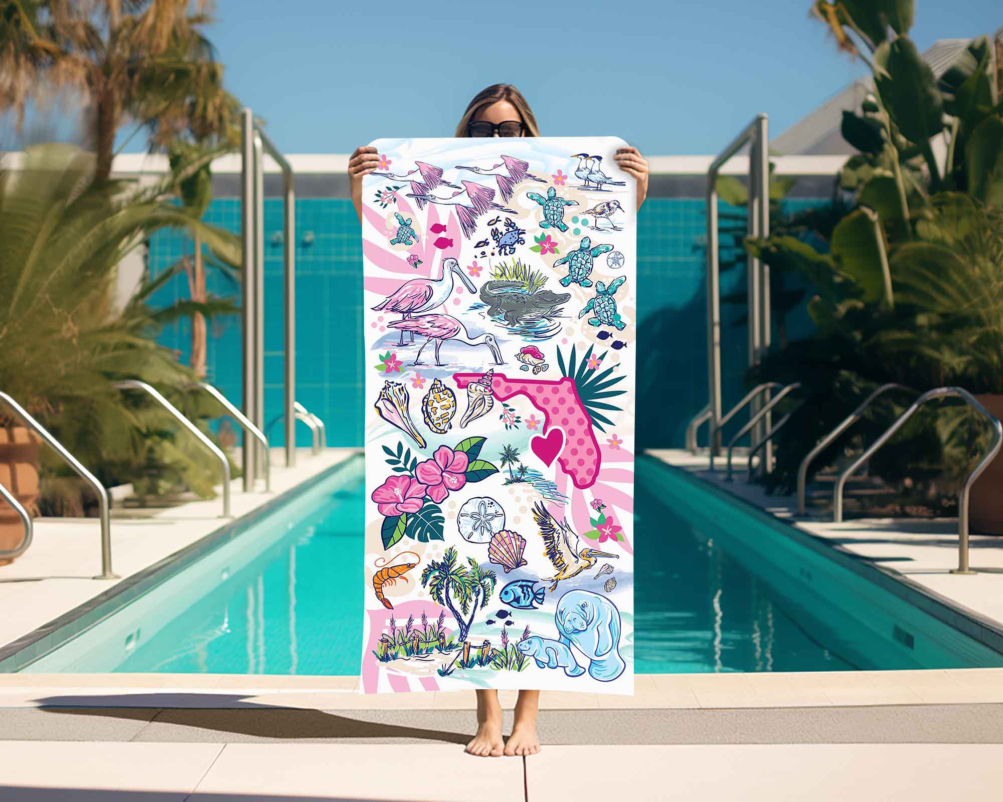 Beach Towel in Florida Forever