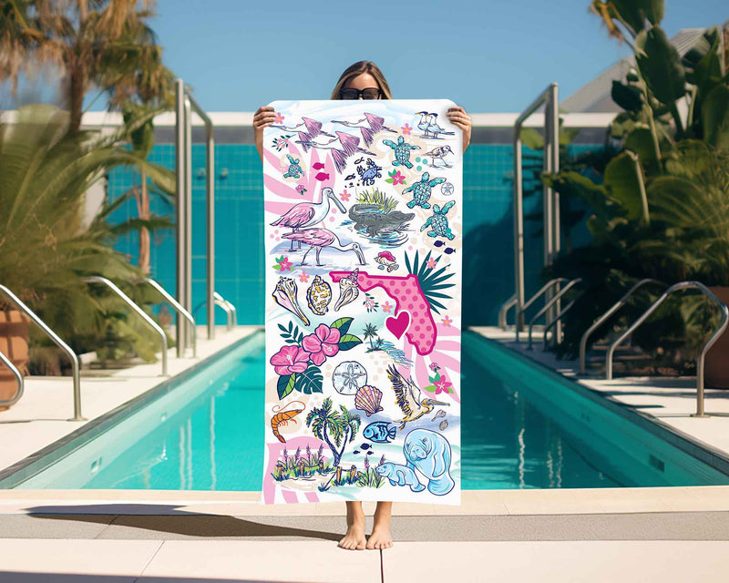 Beach Towel in Florida Forever