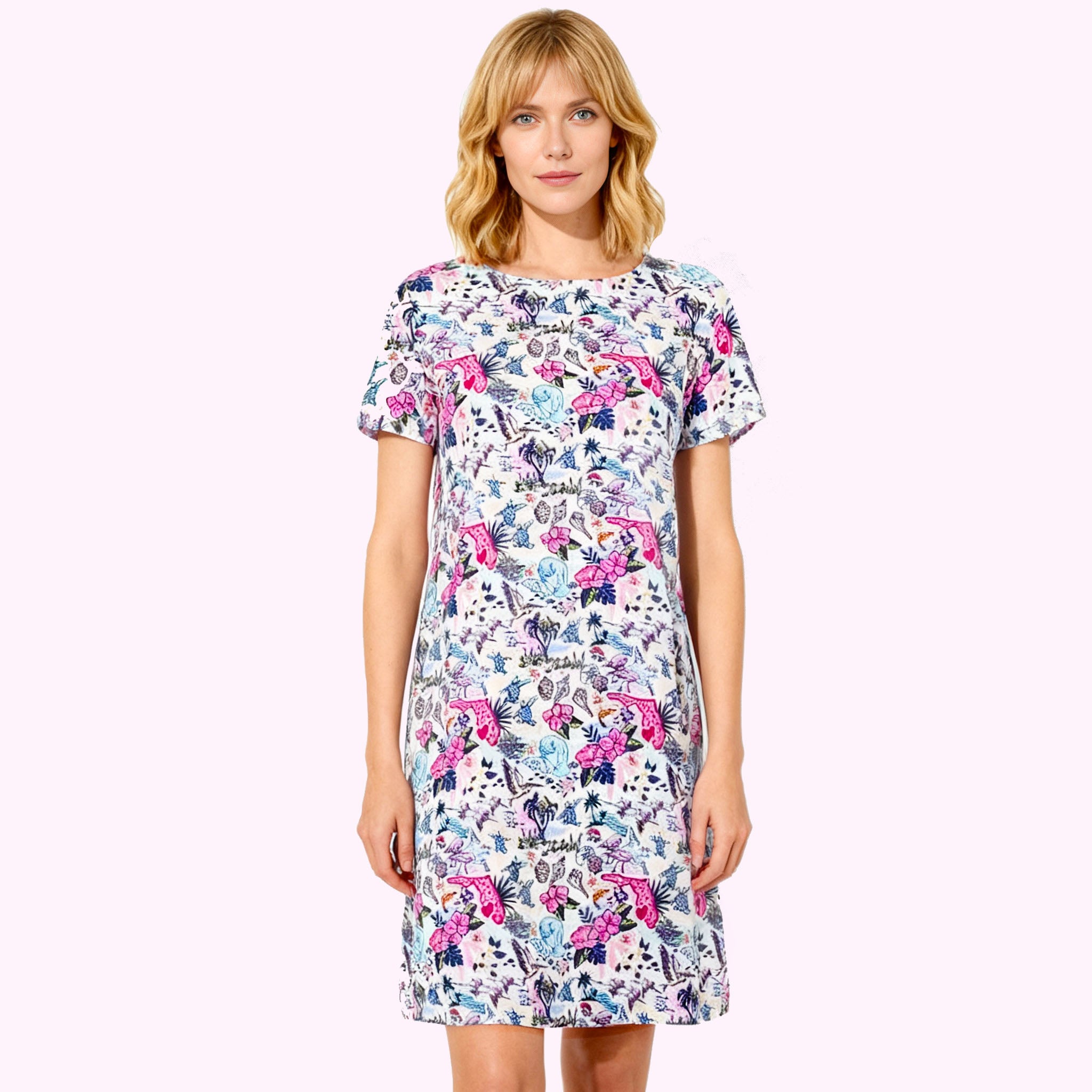 Hyannis Tee Shirt Dress in Florida Forever