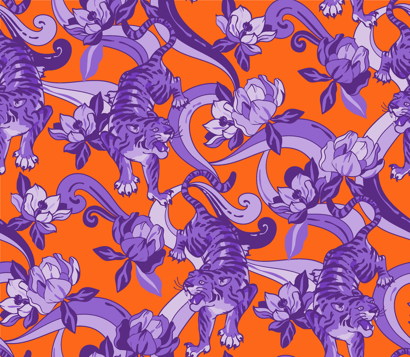 Hyannis Tee Shirt Dress in Hear Me Roar Clemson