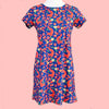 Hyannis Tee Shirt Dress in Game Time Gators (Sample)