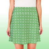 Kiawah Country Club Skort in Cupid's Arrow Shamrock and White