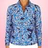 Anna Maria Pullover in Beach Palm Navy and Pink