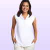 Lenox Sleeveless Top in White