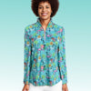 Anna Maria Pullover in Pickleball Paradise Aqua Tides