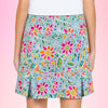 Scottsdale Pleated Skort in Pickle Me Pink Aqua