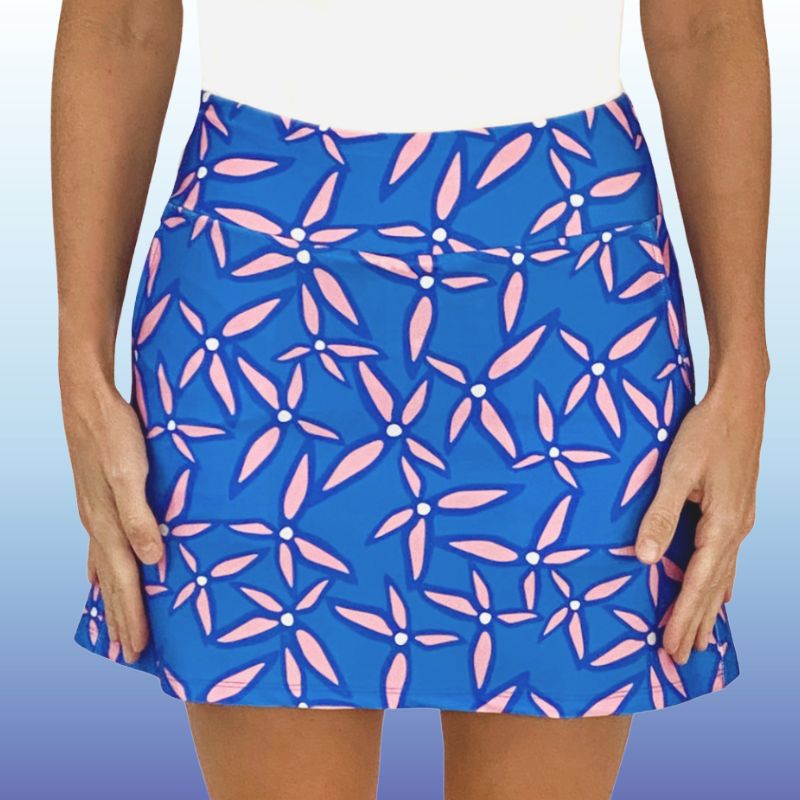 Ojai Pleated Skort in Star Flower Pink