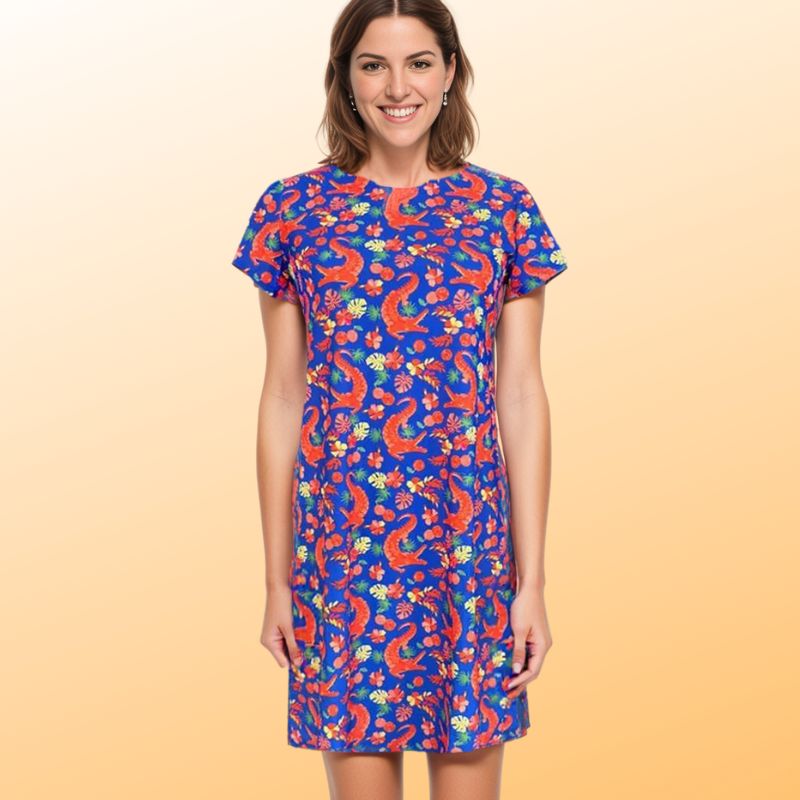 Hyannis Tee Shirt Dress in Game Time Gators