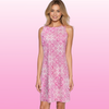 Seaside Boat Neck Dress in Marrakech Express Pink