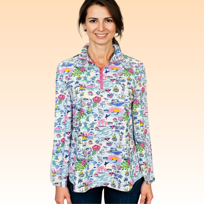 Anna Maria Pullover in Watersporting