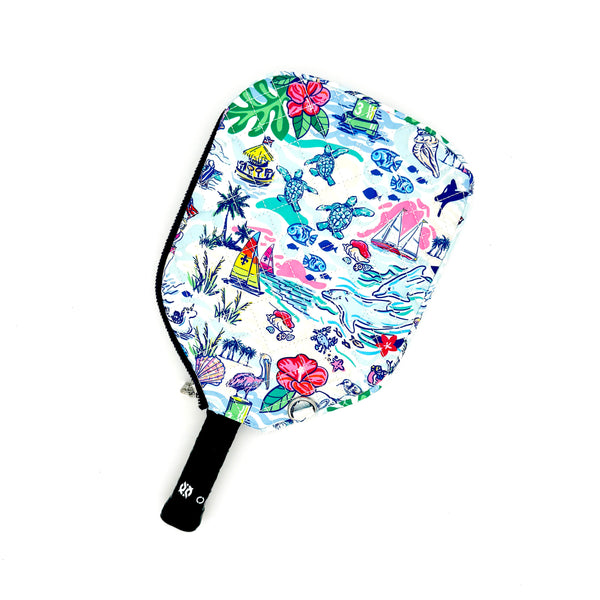 Quilted Pickleball Paddle Cover in Watersporting