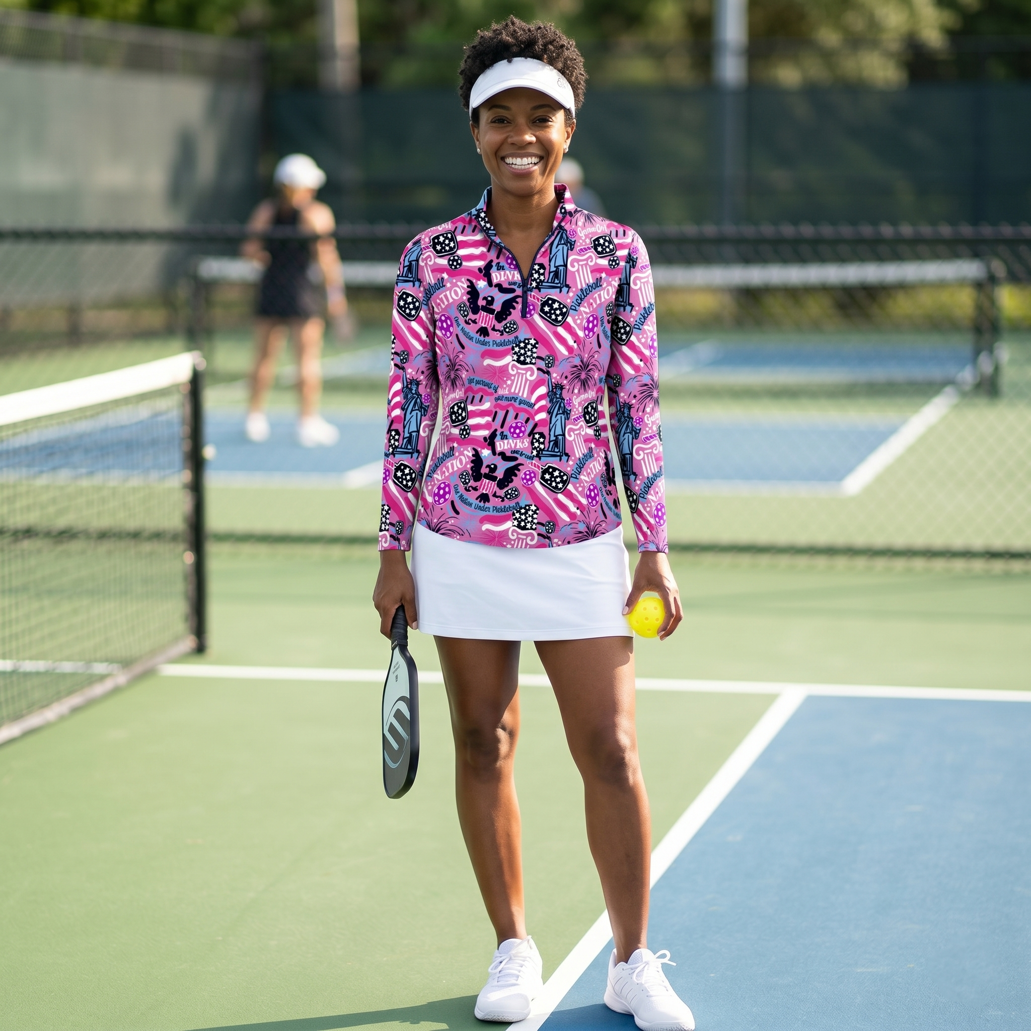 Anna Maria Pullover in Pickleball Nation Orchid