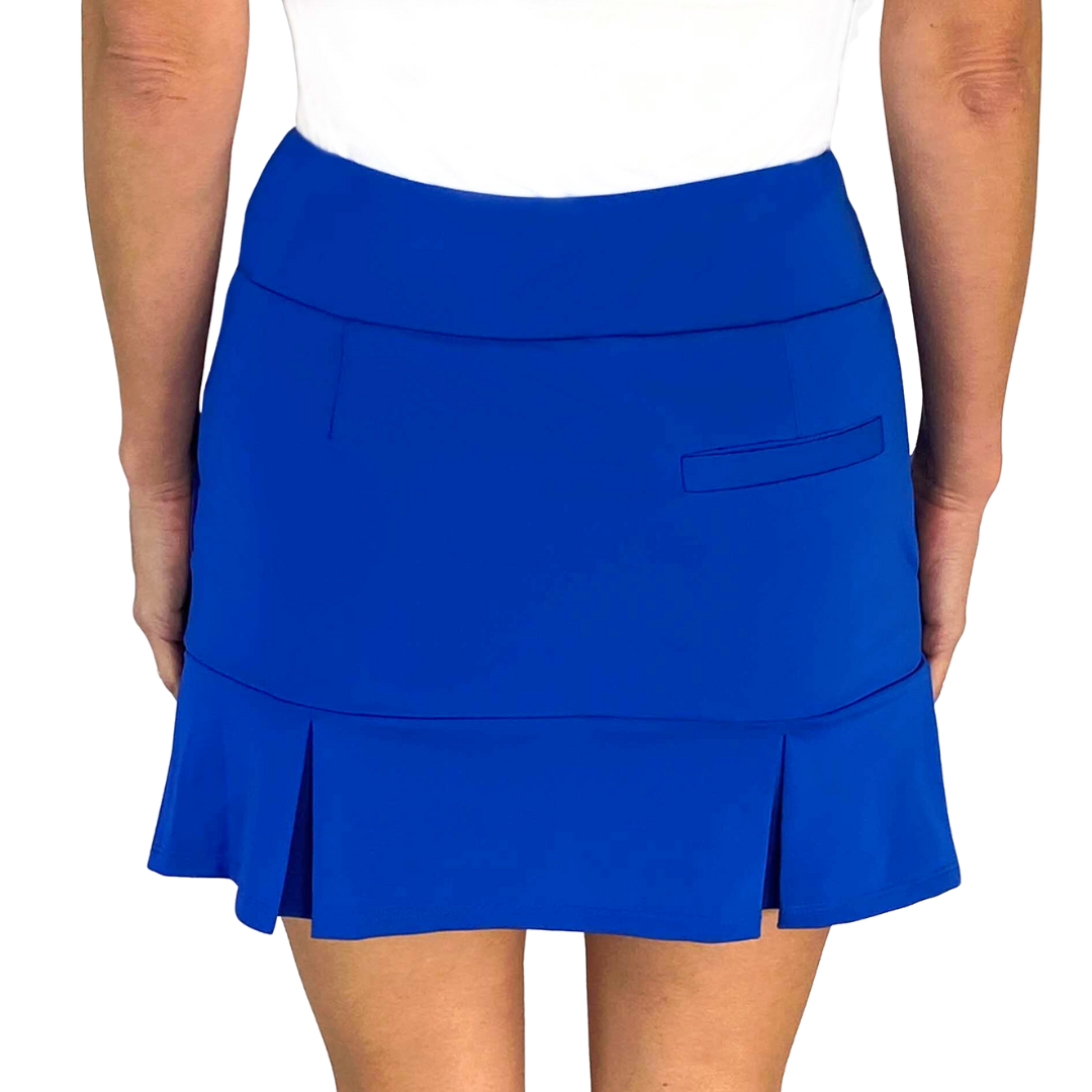 Scottsdale Pleated Skort in Royal (Sample)