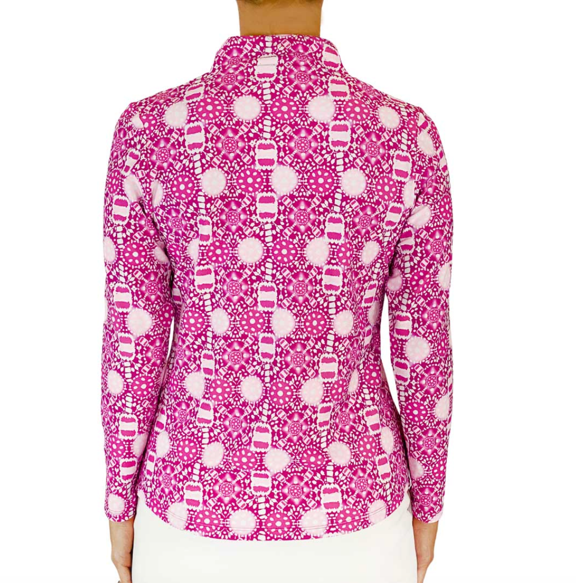 Anna Maria Pullover in Peace Love Pickleball Berry