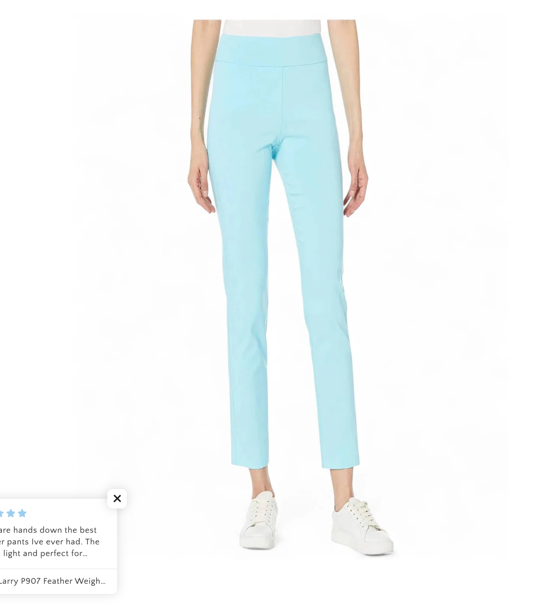 Krazy Larry Pull on Pants in Aqua