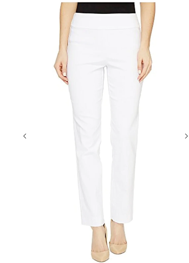 Krazy Larry Pull On Pants in White
