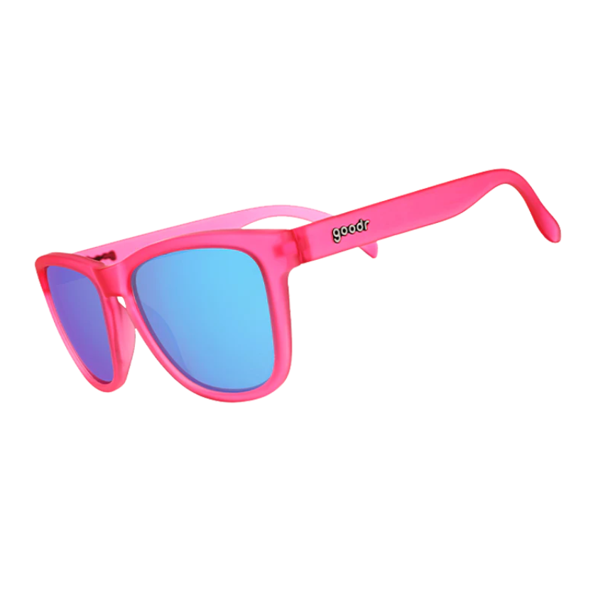 Goodr Sunglasses in Flamingos On A Booze Cruise