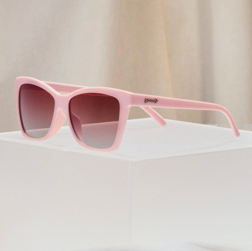 Goodr Sunglasses in Rose Retail Therapy