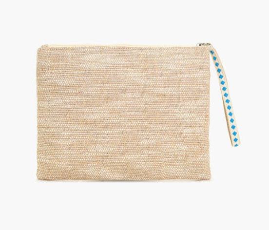 Crabby Waves Beaded Wristlet