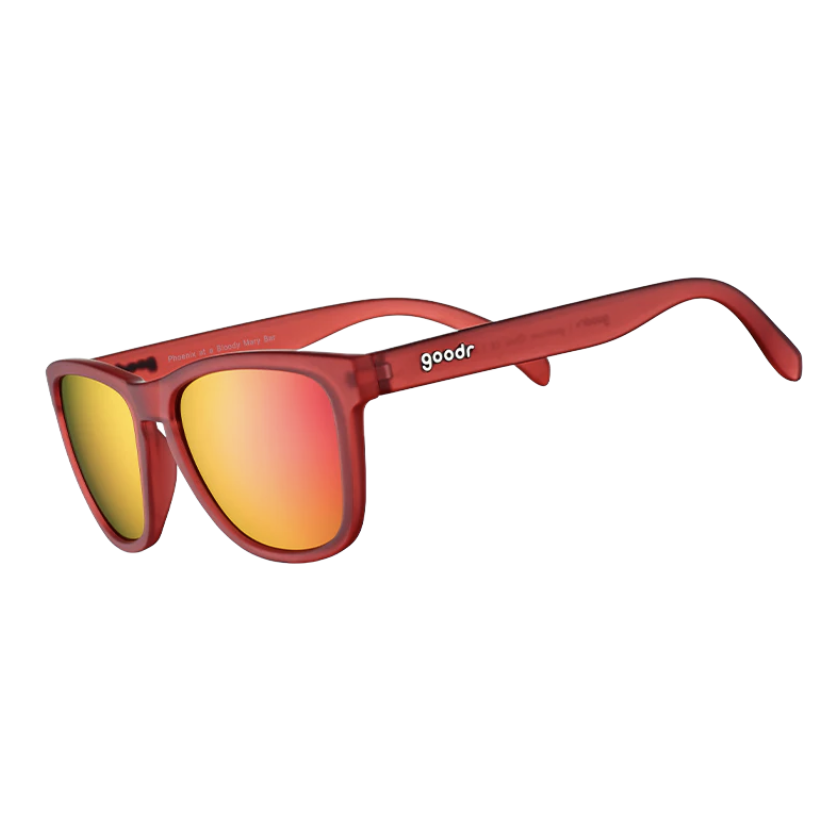 Goodr Sunglasses in Phoenix at a Bloody Mary Bar