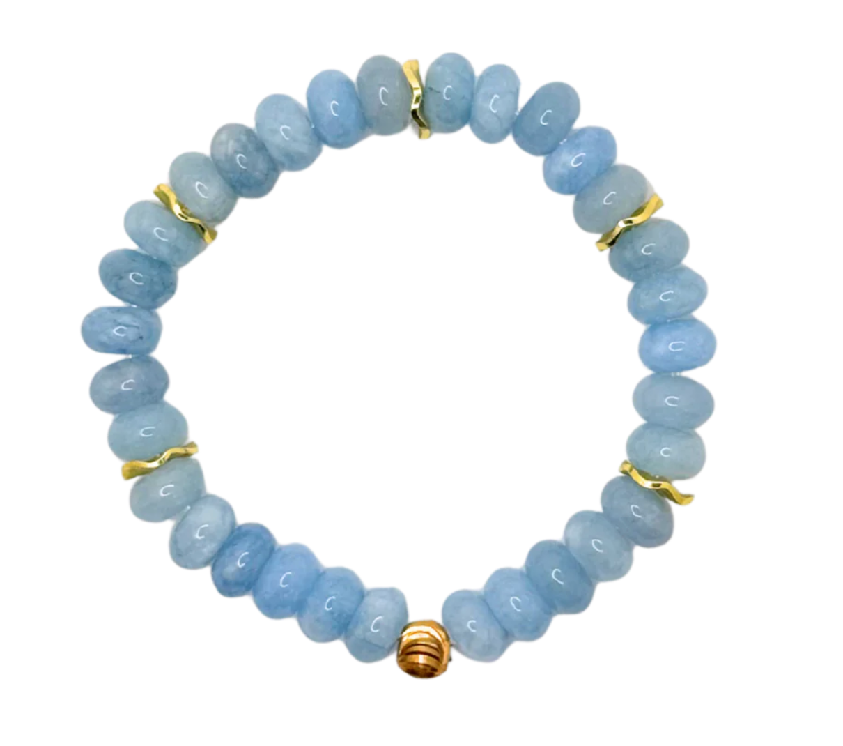 Powder Blue Gemstone Bracelet