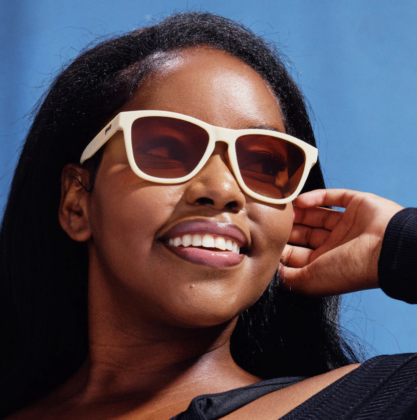 Goodr Sunglasses in Toasted Marshmallow Magic