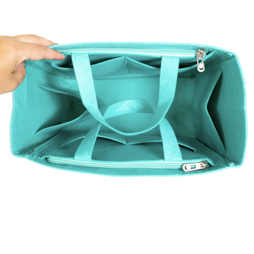 Teal Felt Bag Organizer