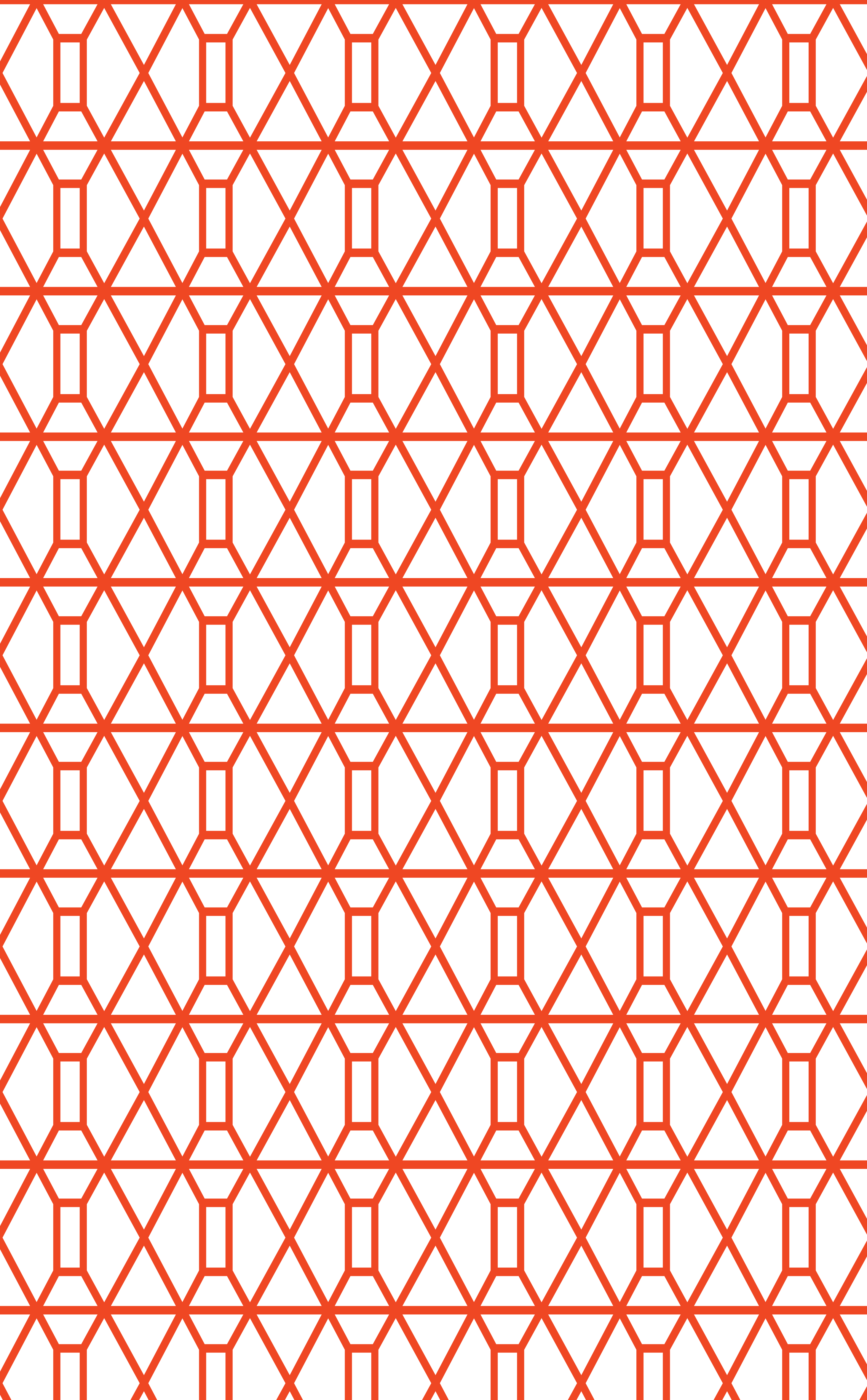 Designer Tea Towel in Victorian Fence Deep Coral and White