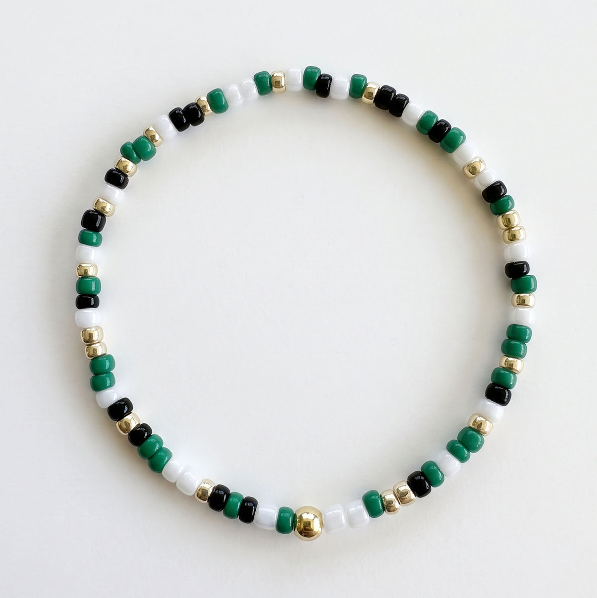 Wanderlust Seed Bead Stretch Bracelet | Philadelphia Eagles