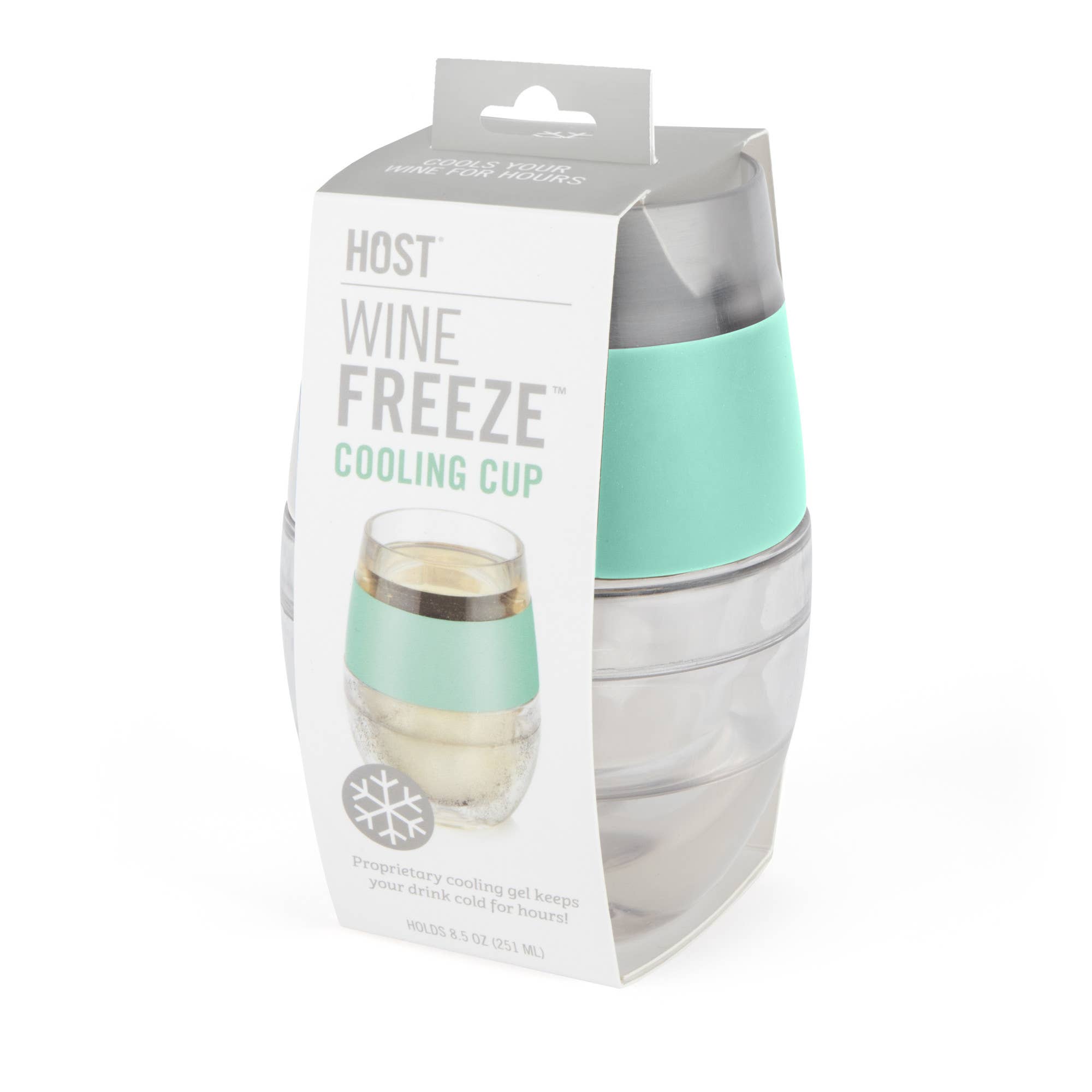 Wine FREEZE™ Cooling Cup Insulated with Cooling Gel in Mint