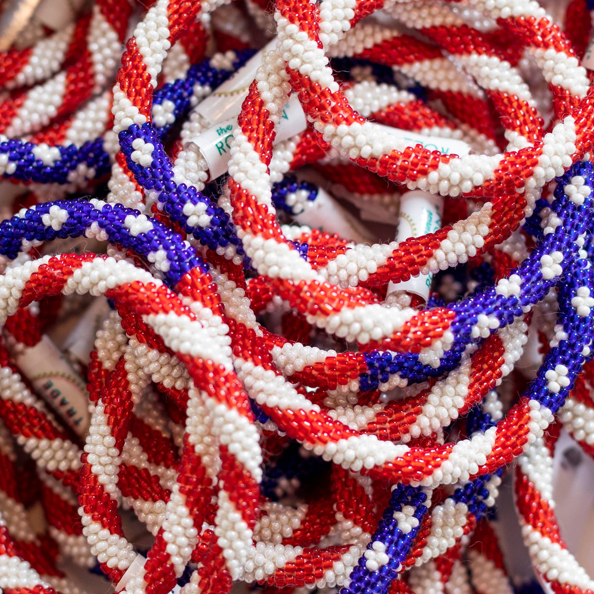 Patriotic Jewelry Roll-On® Bracelets - Stars & Stripes