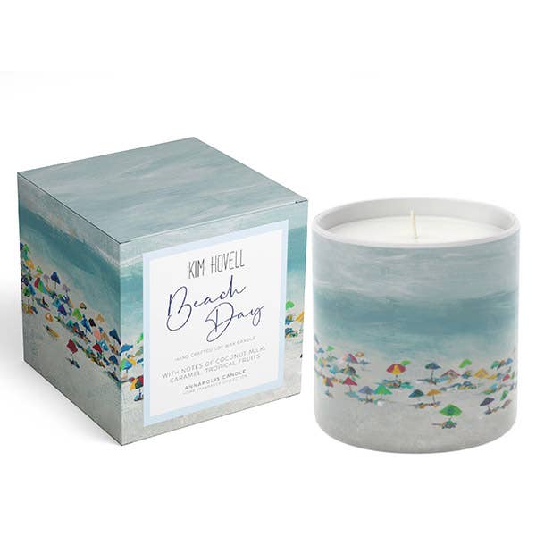 Kim Hovell Collection - Beach Day Boxed Candle by Annapolis Candle