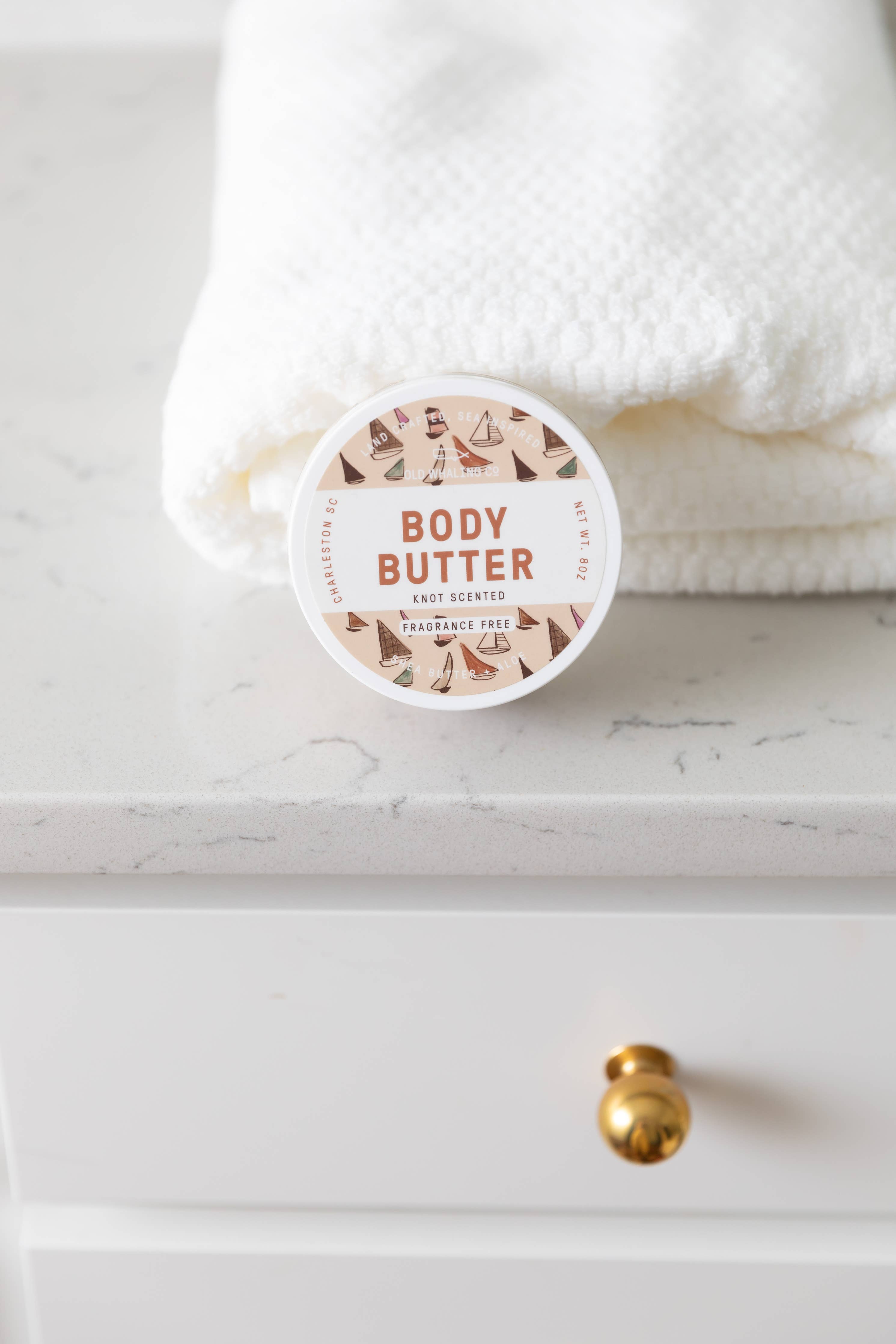 Travel Size Knot Scented (Fragrance Free) Body Butter (2oz)