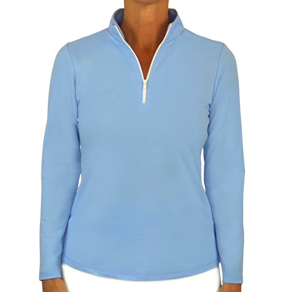 Ana Maria Pullover in Light Blue